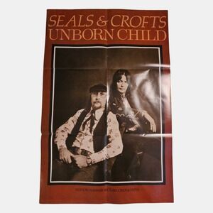 Seals & Crofts Unborn Child 23x35 Promo Album Poster 1970s Vintage Warner Bros